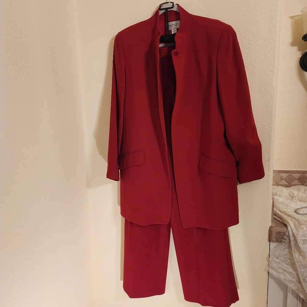 Vintage Emanuel Ungaro 100% Wool Pantsuit